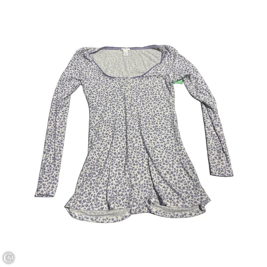 Romper By Forever 21 In Purple & White, Size: S