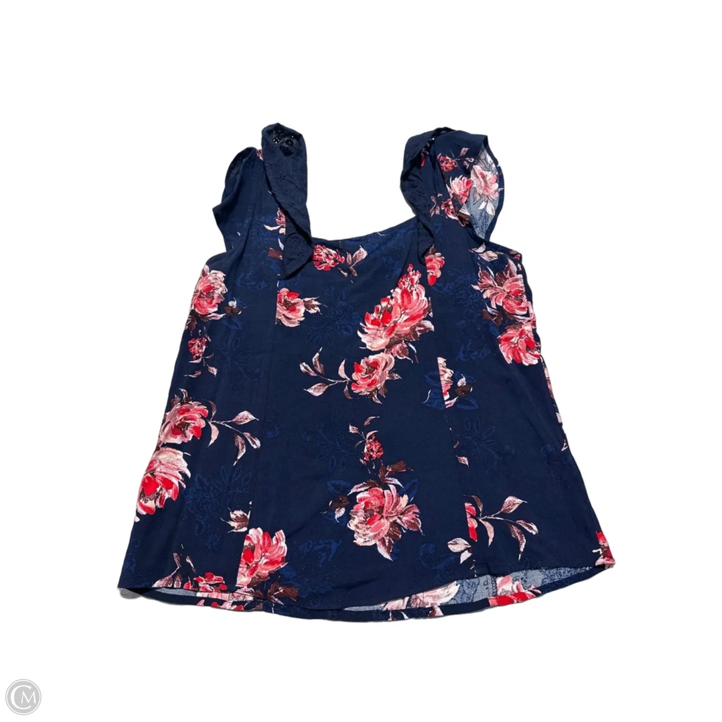 Top Sleeveless By Maurices In Navy, Size: M