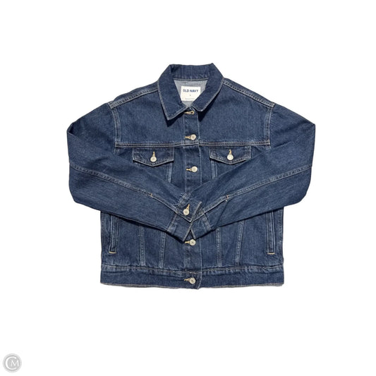 Jacket Denim By Old Navy In Blue Denim, Size: S