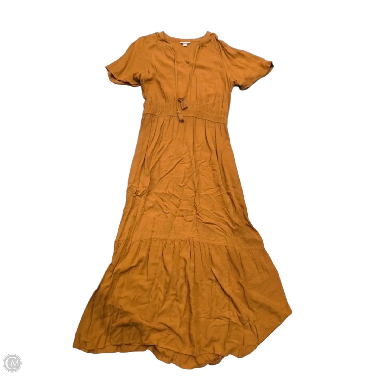 Dress Casual Maxi By Knox Rose In Orange, Size: L