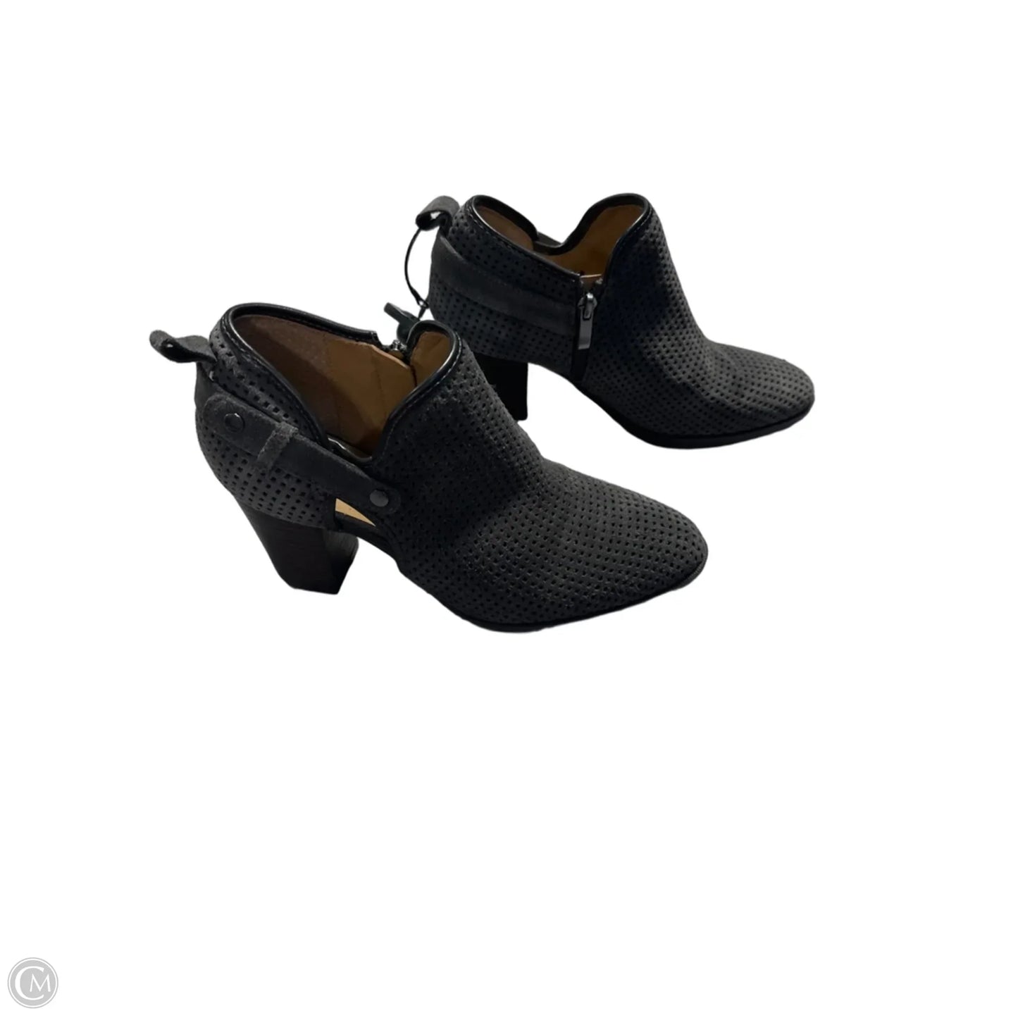 Boots Ankle Flats By Franco Sarto In Grey, Size: 8