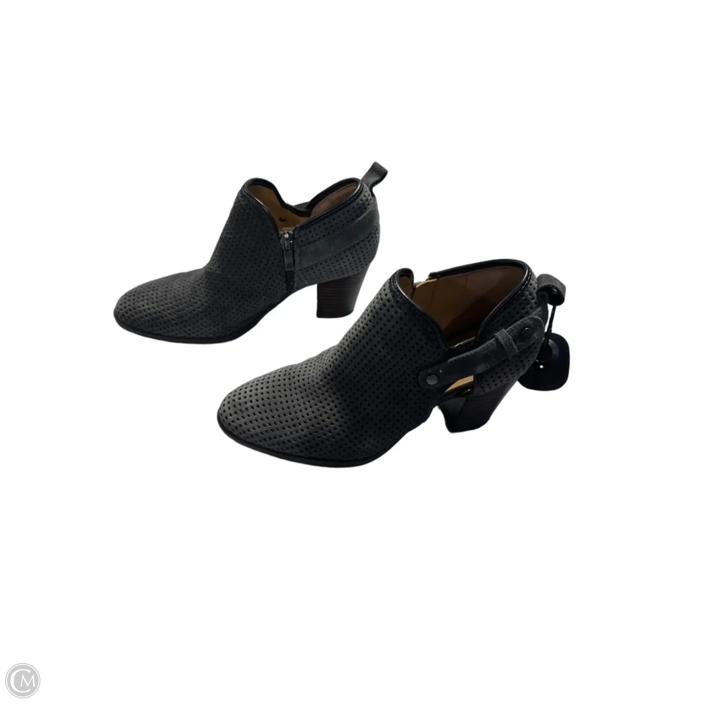 Boots Ankle Flats By Franco Sarto In Grey, Size: 8