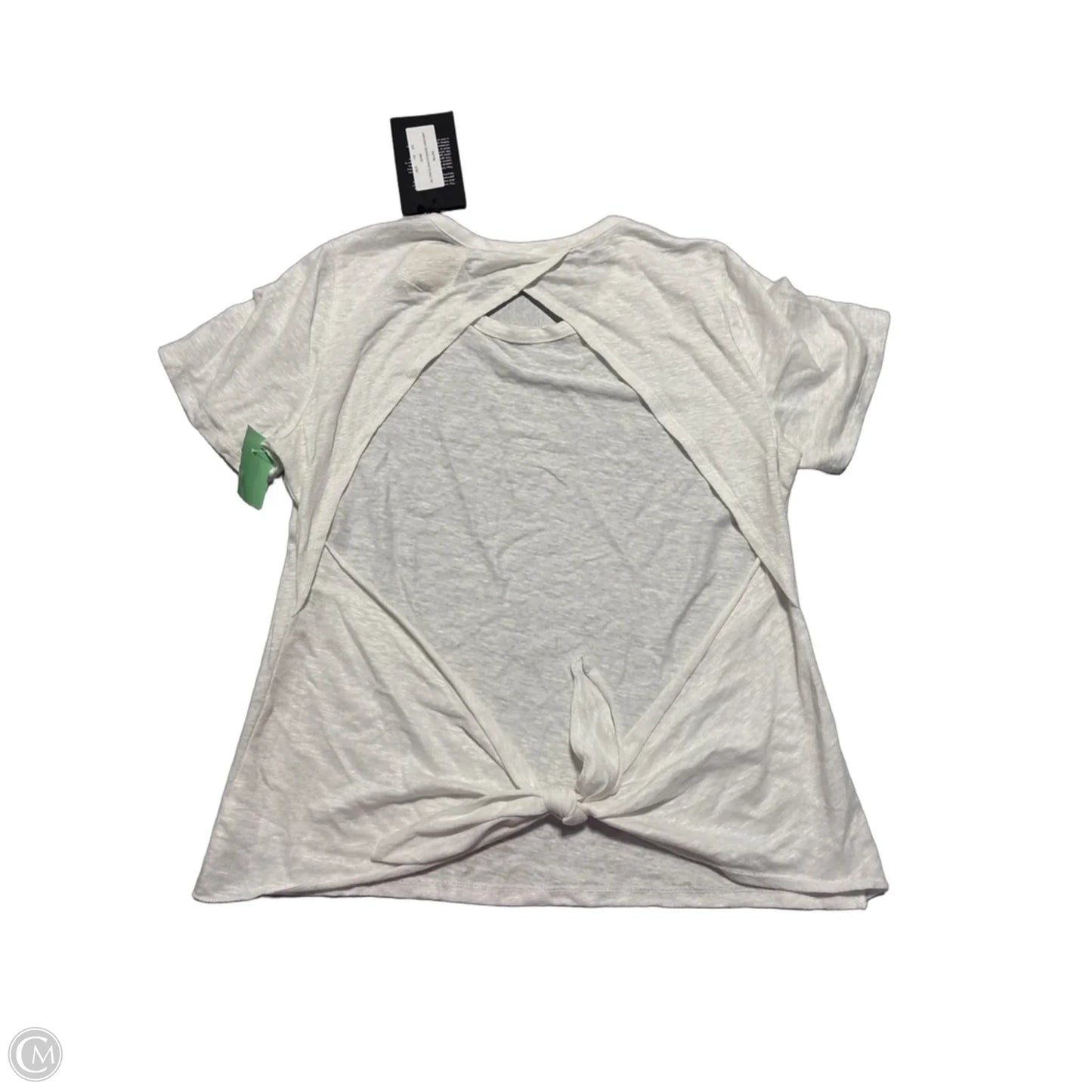 Top Short Sleeve By Chaser In White, Size: M