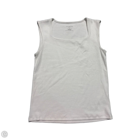 Tank Top By Talbots In White, Size: Lp