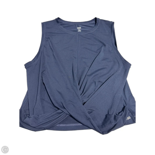 Athletic Tank Top By Dsg Outerwear In Navy, Size: 2x
