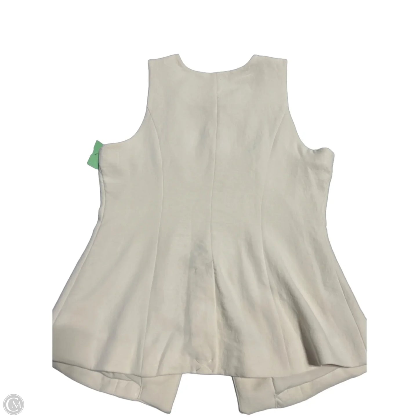 Top Sleeveless By A New Day In Cream, Size: M