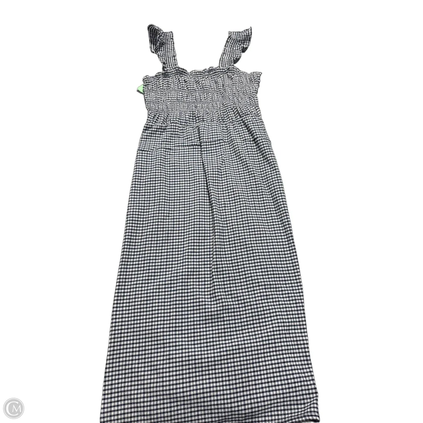 Dress Casual Maxi By Old Navy In Blue & White, Size: L