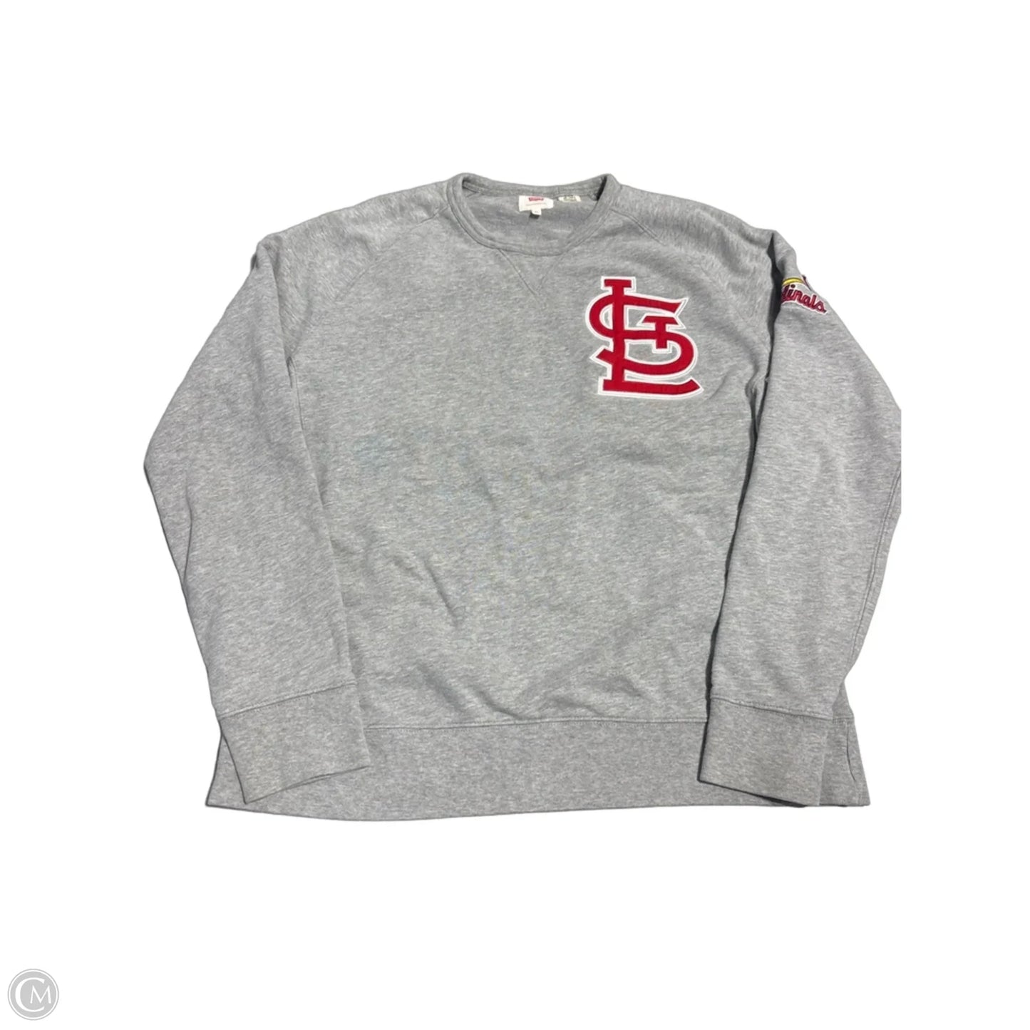 Sweatshirt Crewneck By Levis In Grey, Size: Xl