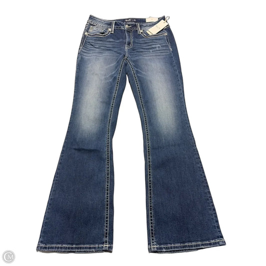Jeans Boot Cut By Miss Me In Blue Denim, Size: 12
