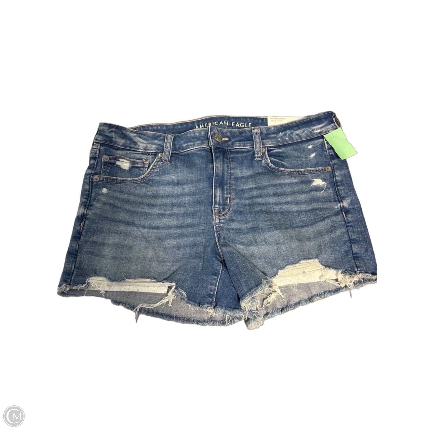 Shorts By American Eagle In Blue Denim, Size: 14