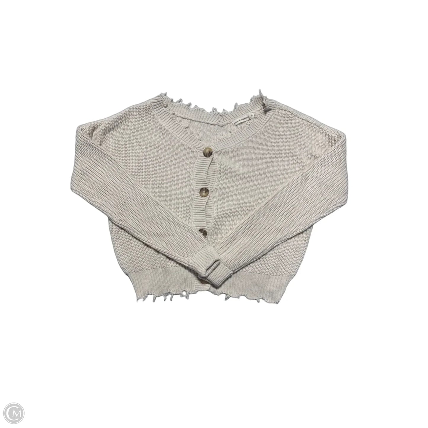 Sweater By Moon And Madison In Tan, Size: M