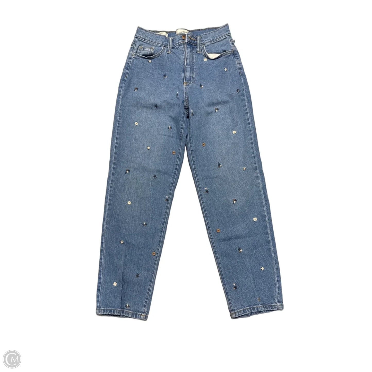 Jeans Straight By Universal Thread In Blue Denim, Size: 0