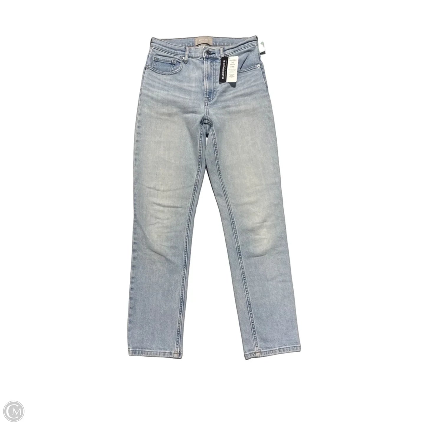Jeans Straight By Everlane In Blue Denim, Size: 4