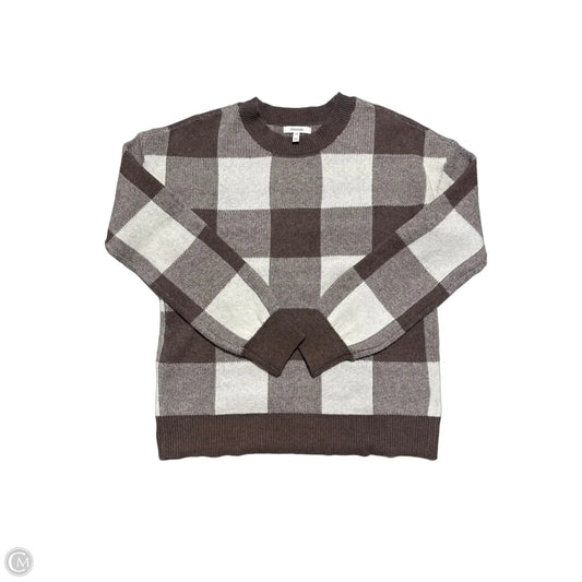 Sweater By Maurices In Brown & White, Size: Xs