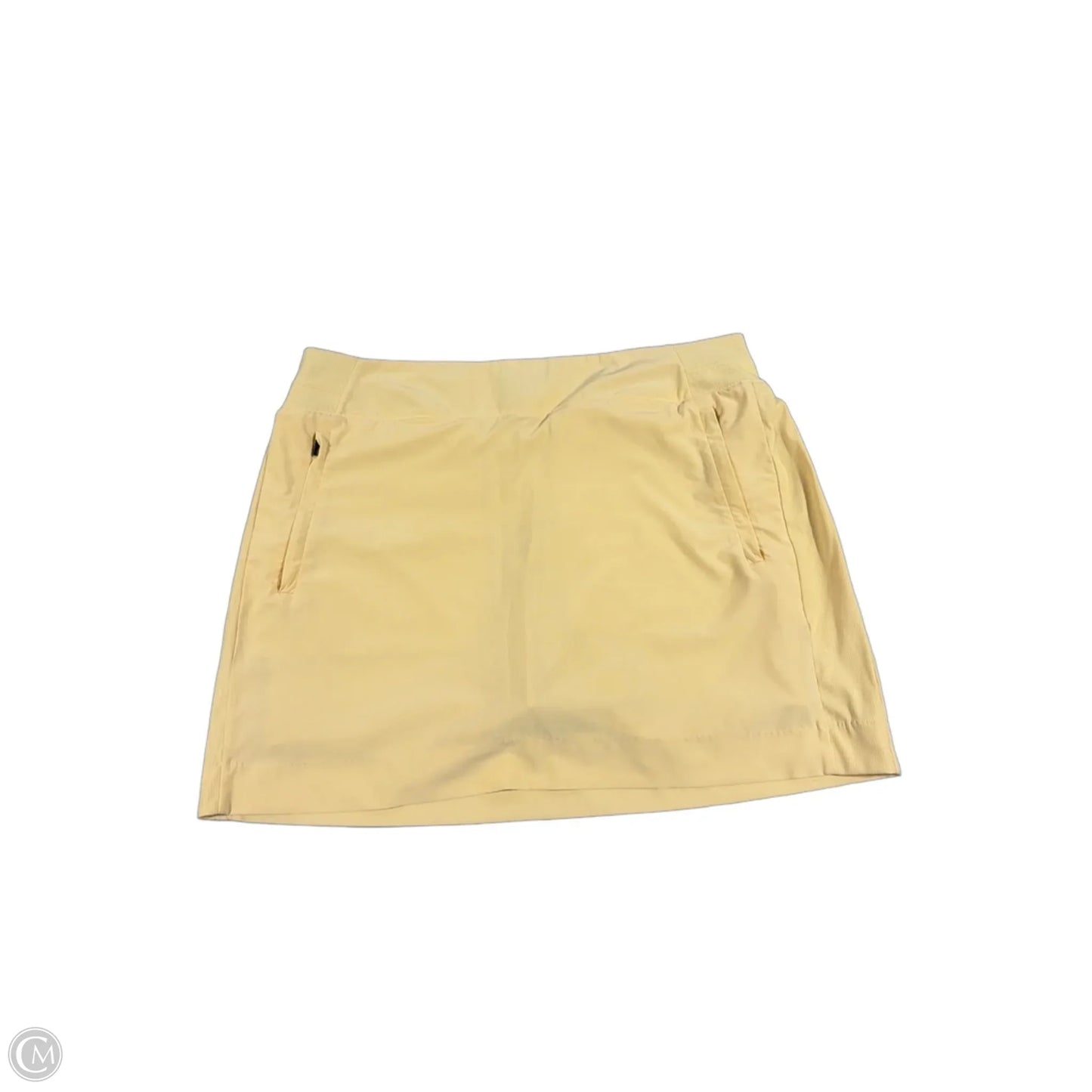 Athletic Skort By Athleta In Yellow, Size: L