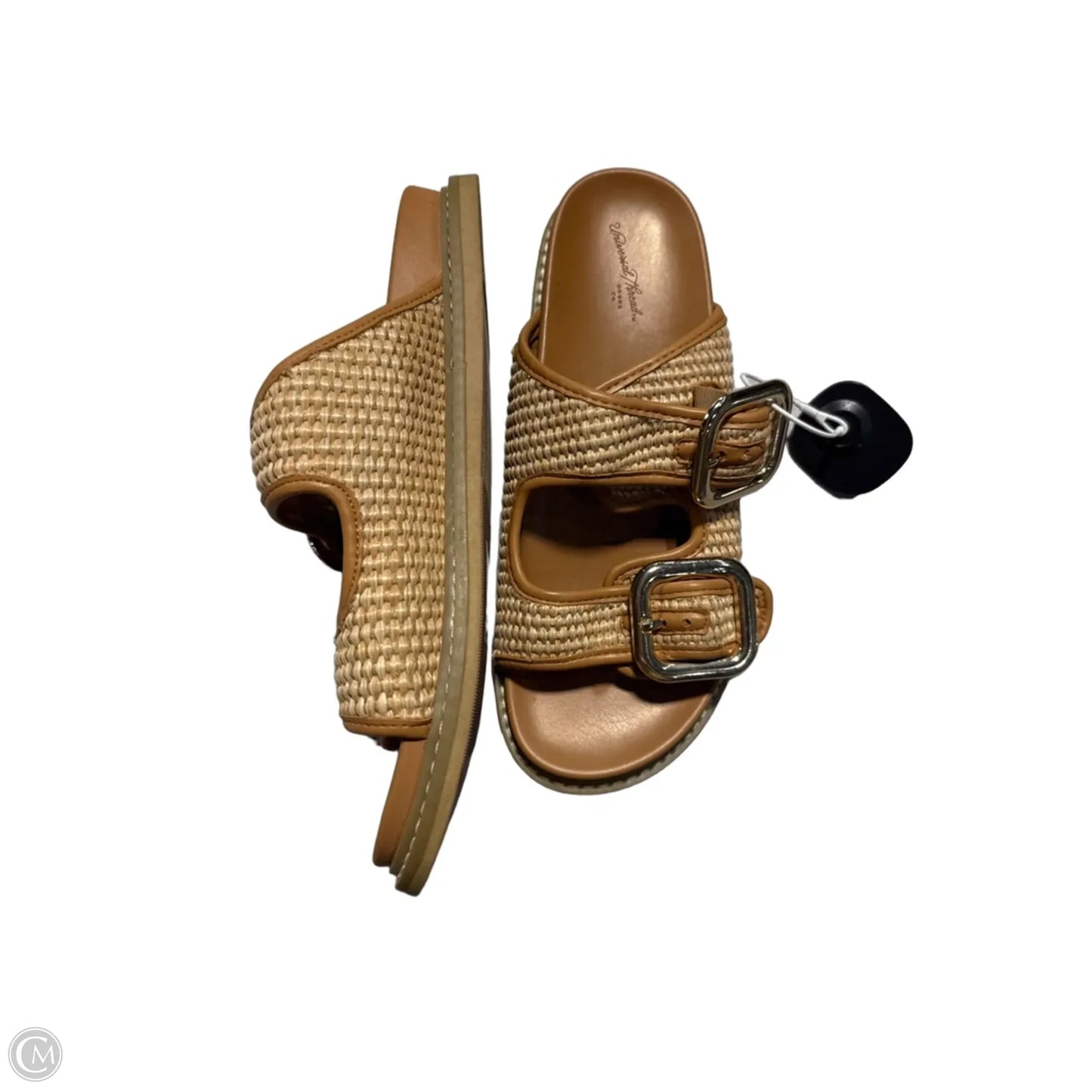 Sandals Flats By Universal Thread In Tan, Size: 7.5