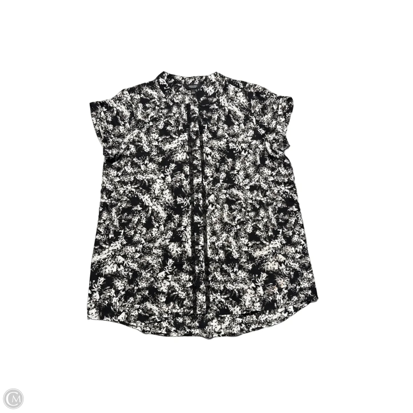 Top Short Sleeve By Simply Vera In Grey, Size: L