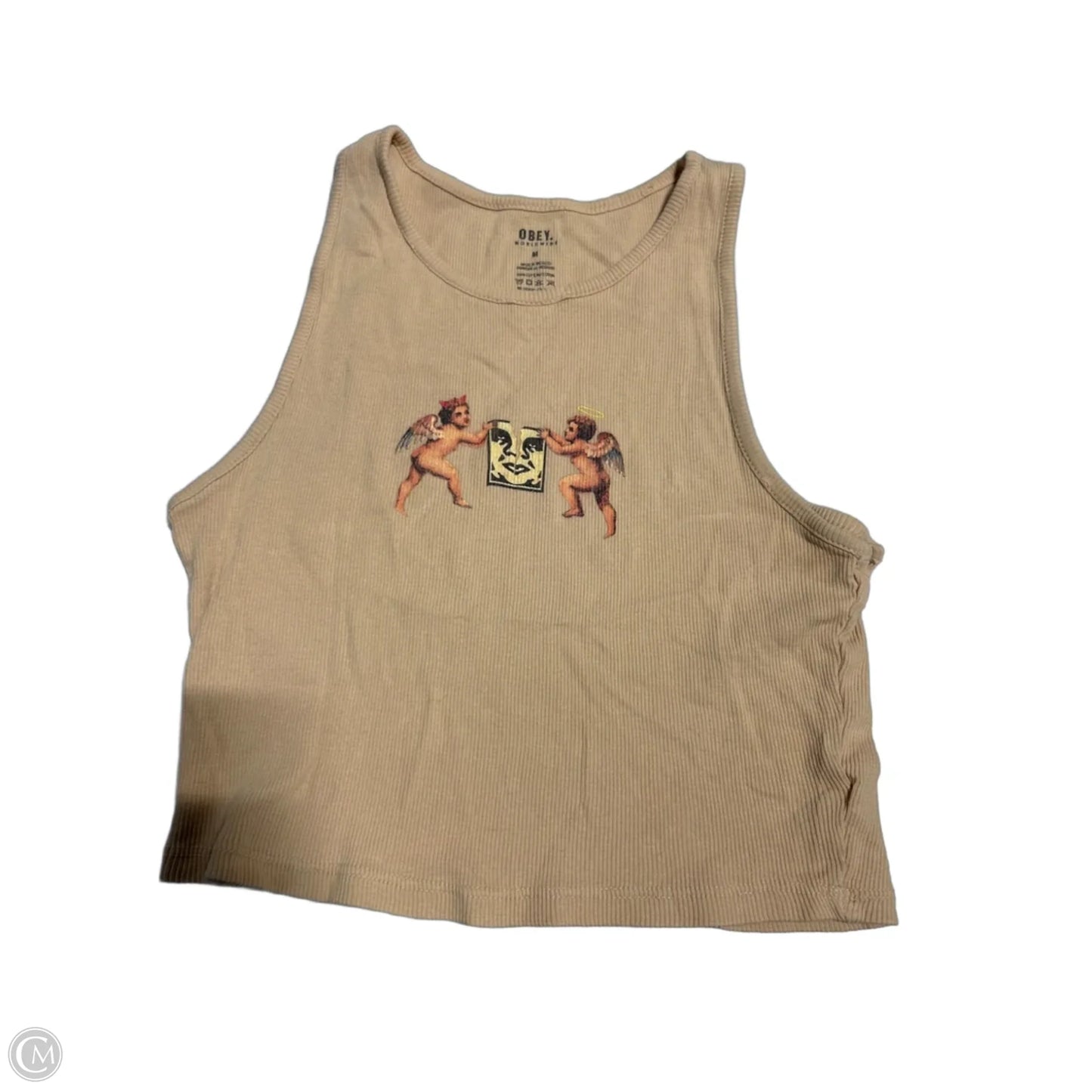 Tank Top By Cmc In Tan, Size: M