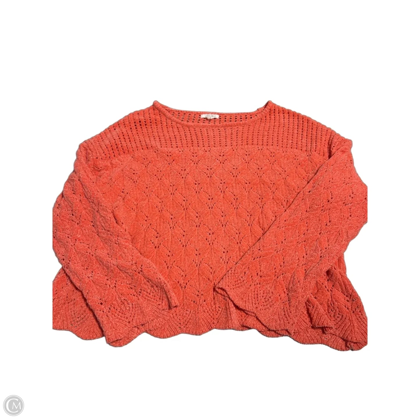 Sweater By Maurices In Coral, Size: Xl
