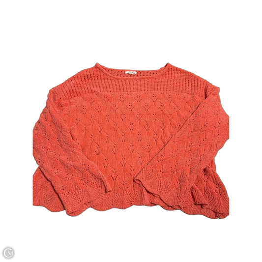 Sweater By Maurices In Coral, Size: Xl