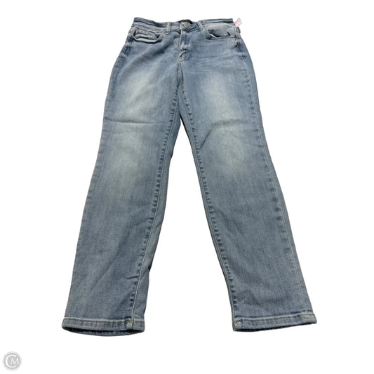 Jeans Straight By Judy Blue In Blue Denim, Size: 4