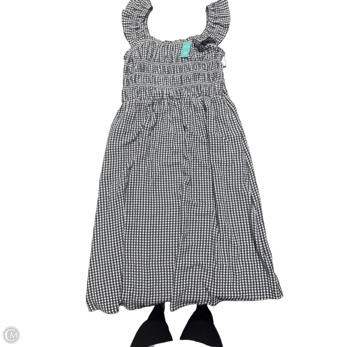 Dress Casual Maxi By Maurices In Blue & White, Size: Xxl