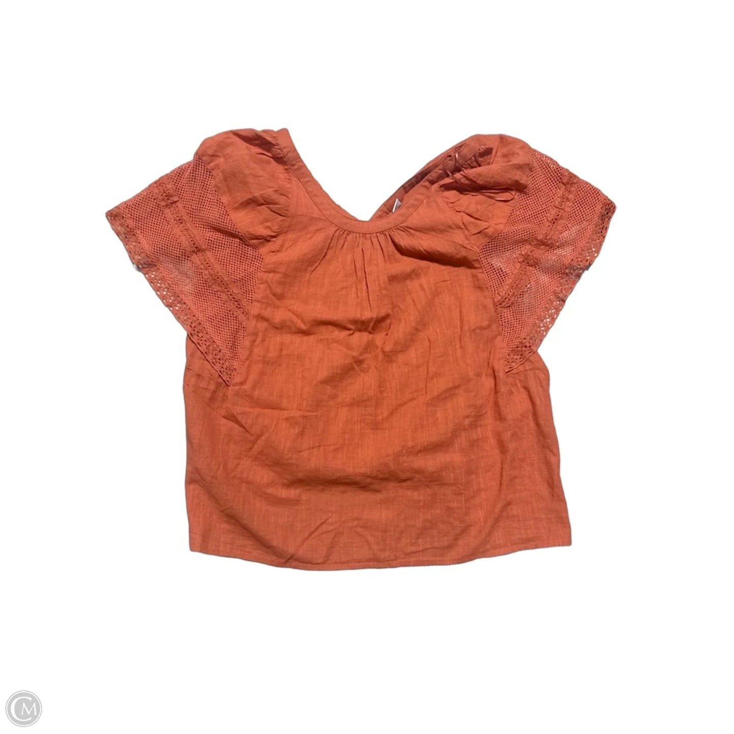 Top Short Sleeve By Old Navy In Orange, Size: Xl