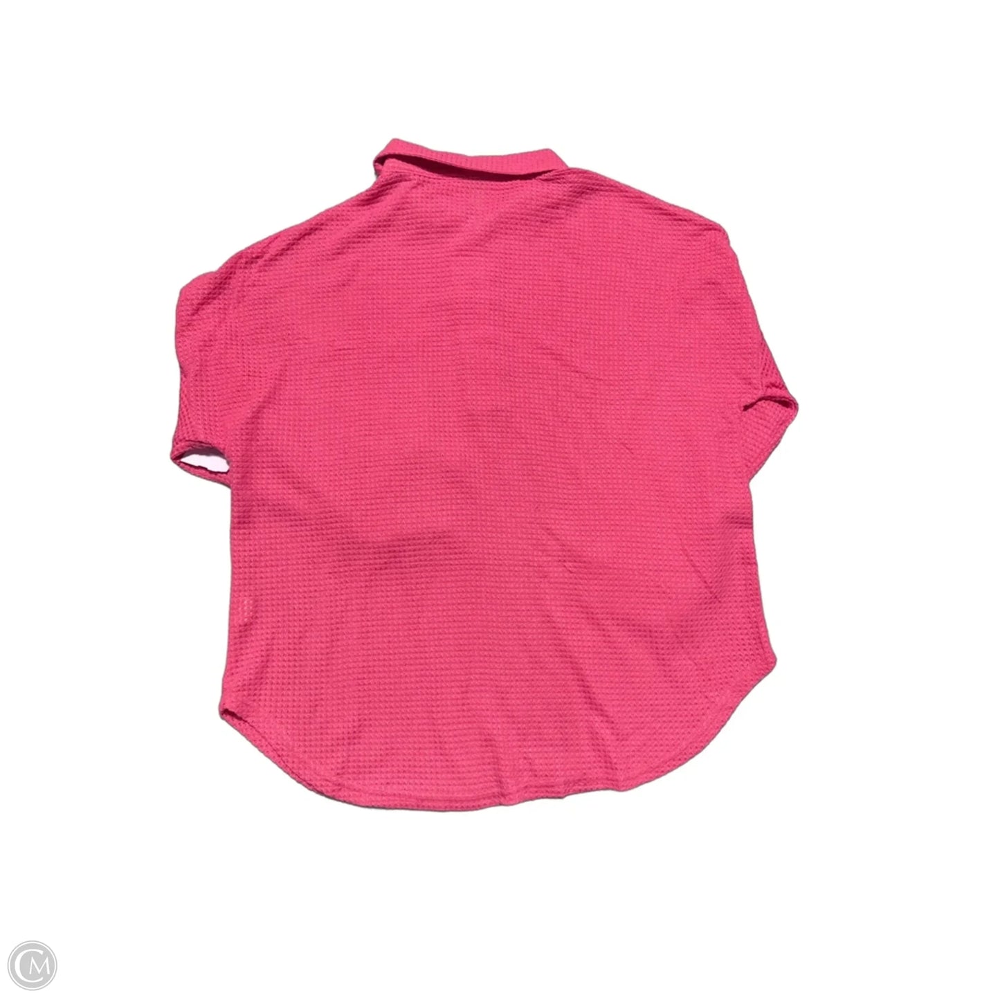 Top Long Sleeve By Cme In Pink, Size: Xl