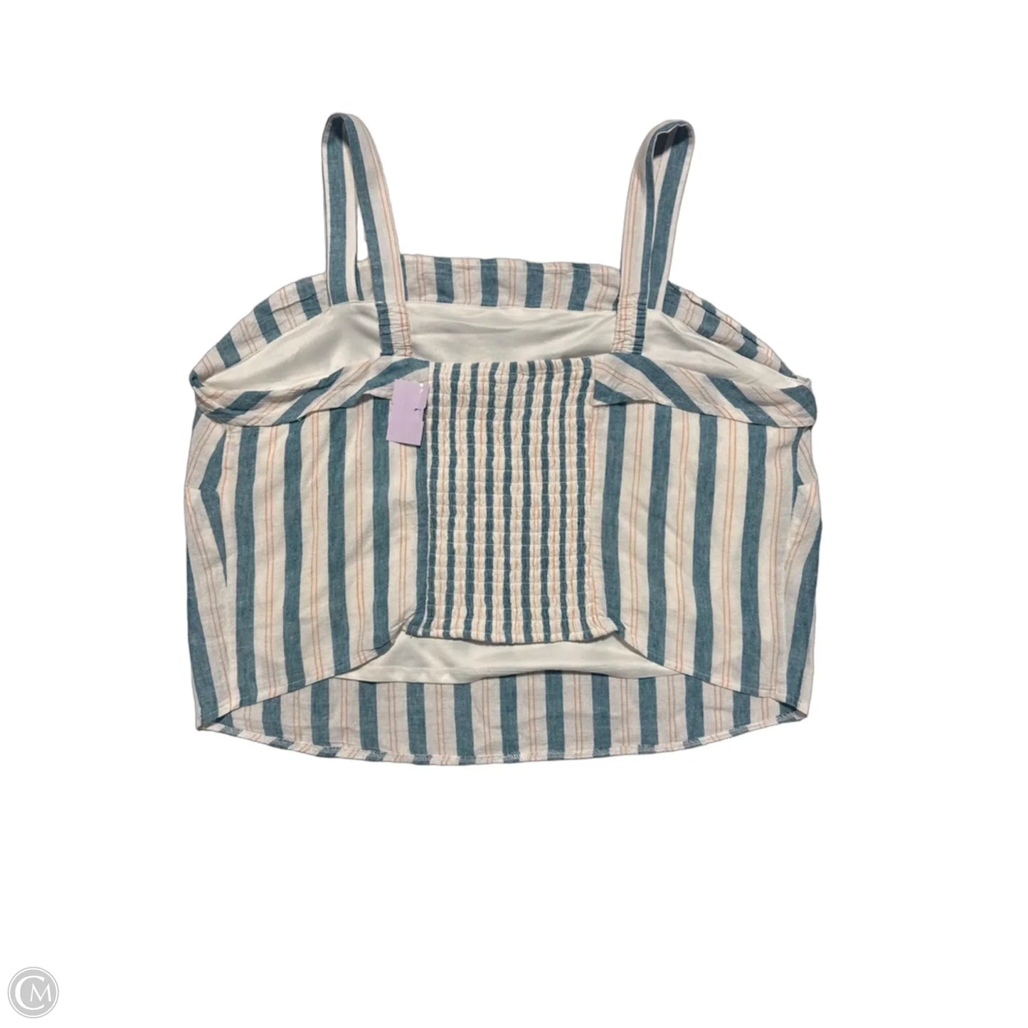 Tank Top By Torrid In Blue & White, Size: 1x