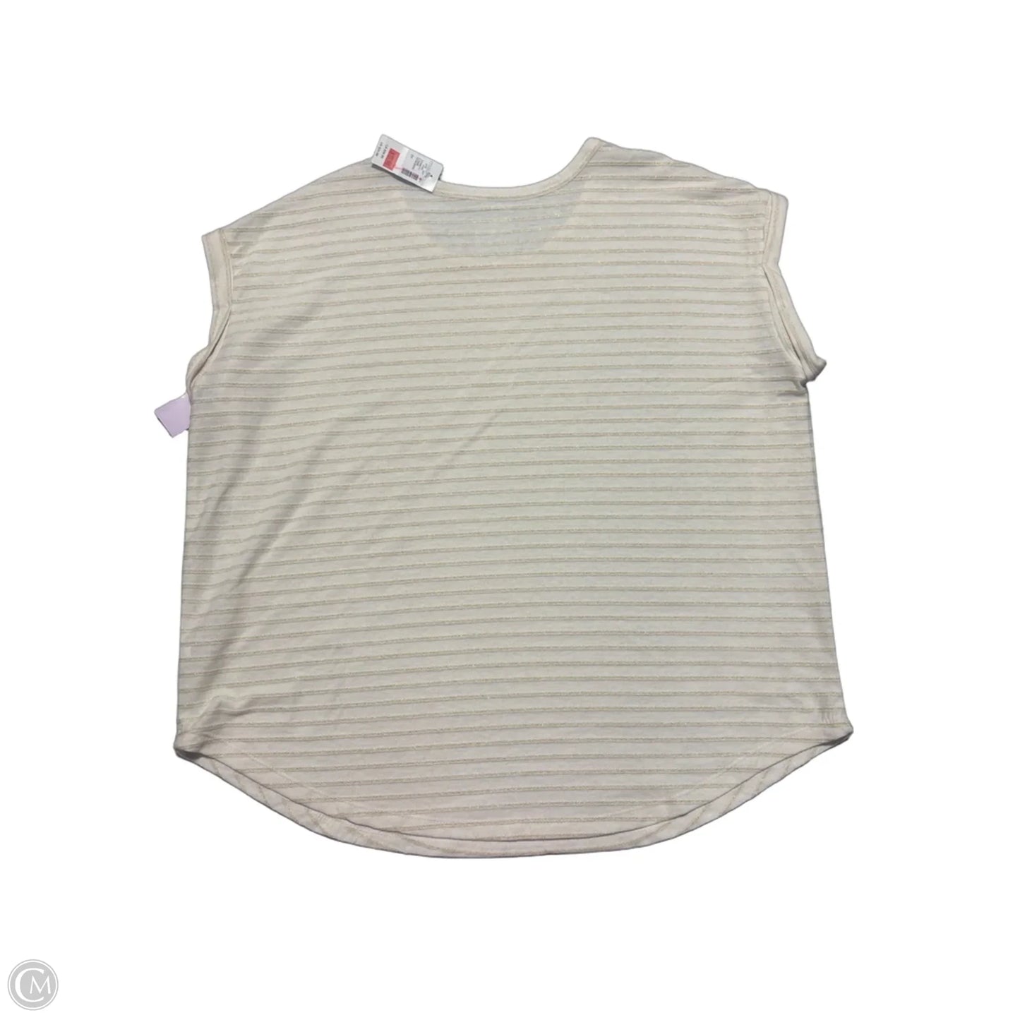 Top Short Sleeve By Maurices In White, Size: Xxl