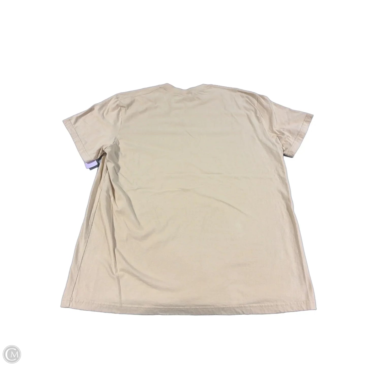 Top Short Sleeve By Cme In Yellow, Size: Xl