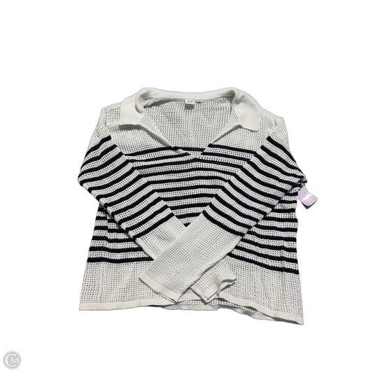 Sweater By Gap In Blue & White, Size: Xl