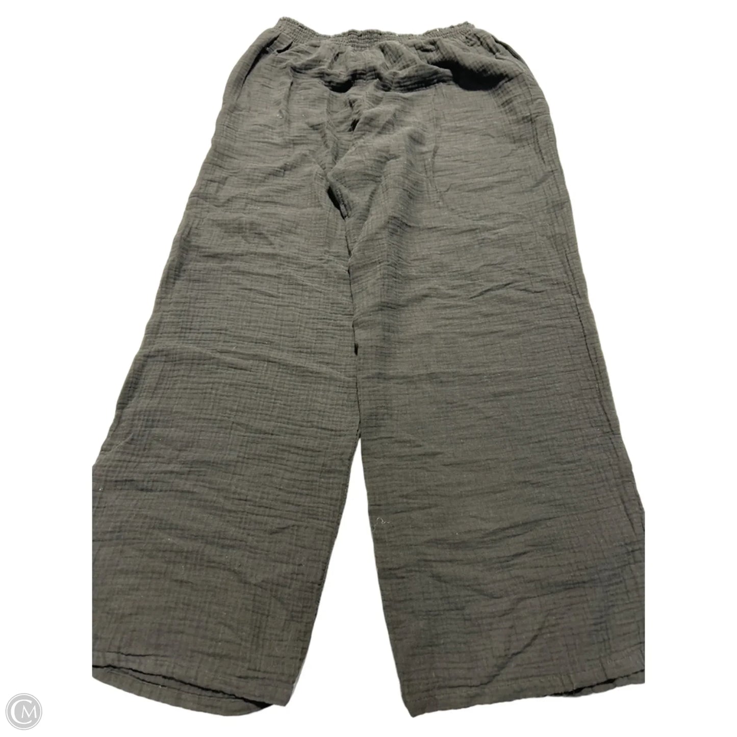 Pants Linen By Time And Tru In Black, Size: 16