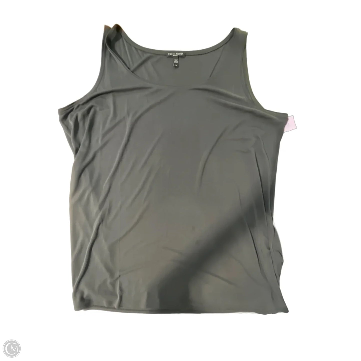 Tank Top By Eileen Fisher In Grey, Size: 2x