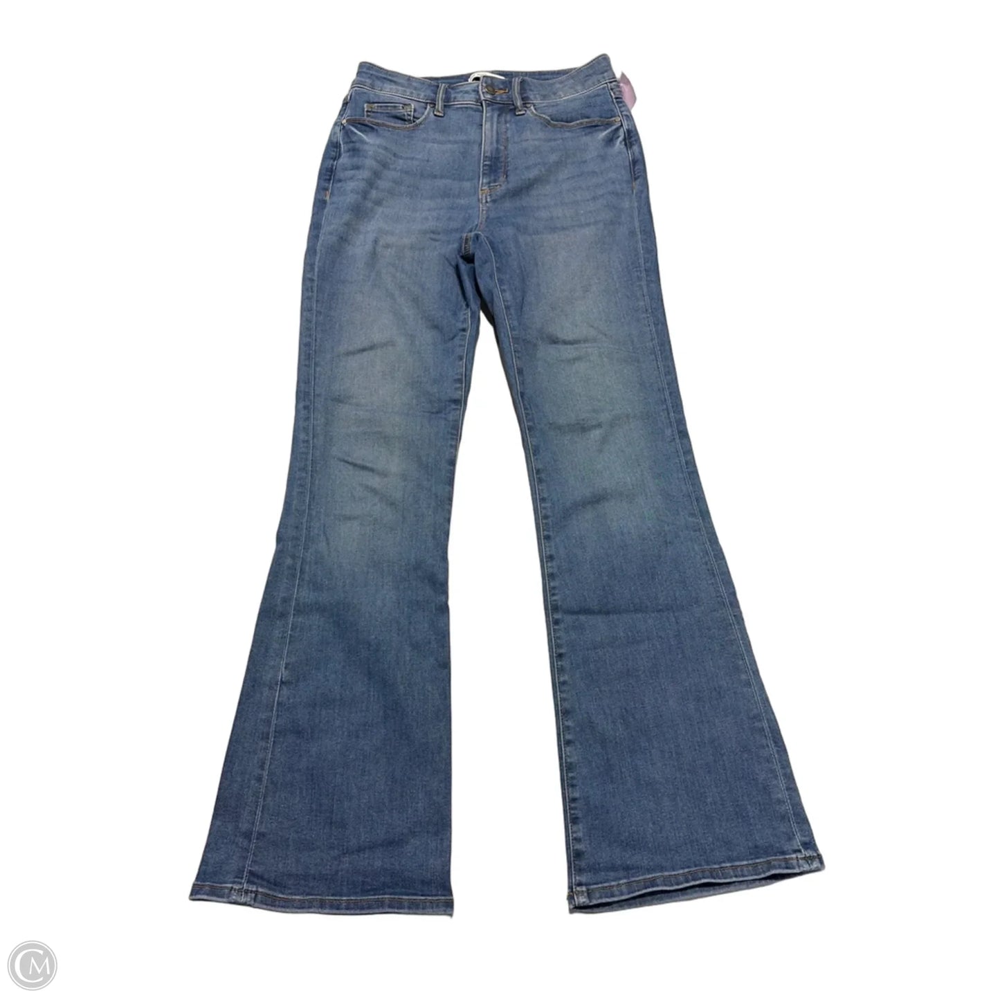 Jeans Flared By Nine West In Blue Denim, Size: 8