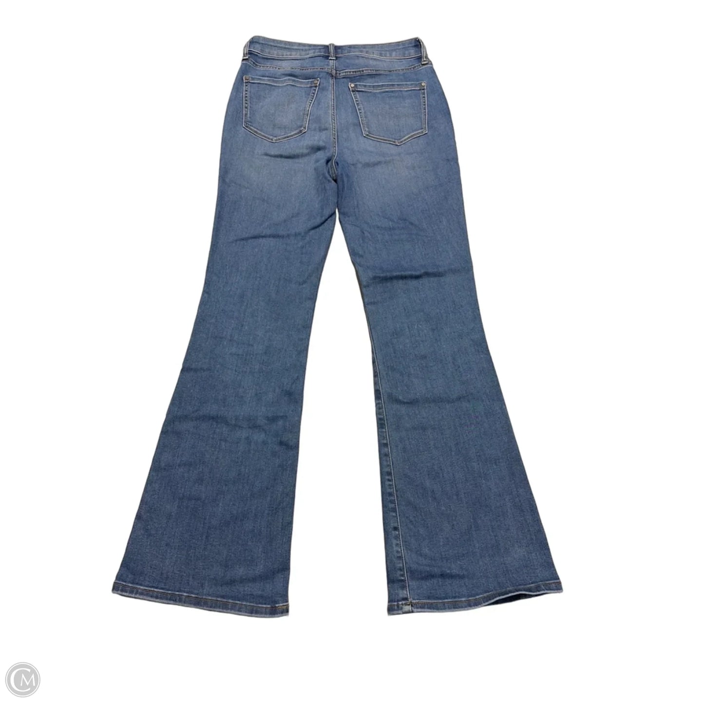 Jeans Flared By Nine West In Blue Denim, Size: 8