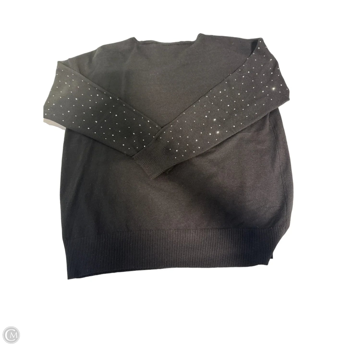 Top Long Sleeve By Milano In Black, Size: M