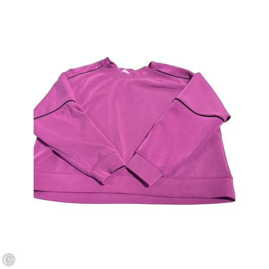 Athletic Top Long Sleeve Collar By All In Motion In Purple, Size: Xl