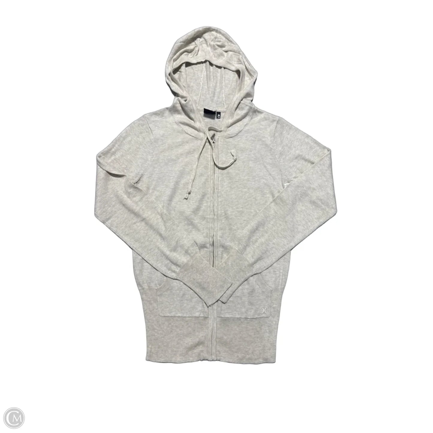 Top Long Sleeve By Hurley In Tan, Size: M