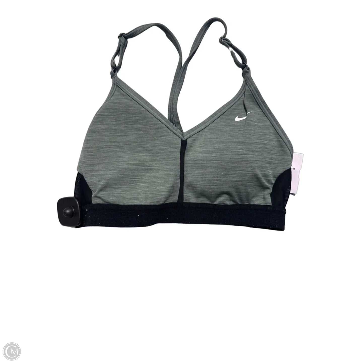 Athletic Bra By Nike In Grey, Size: M