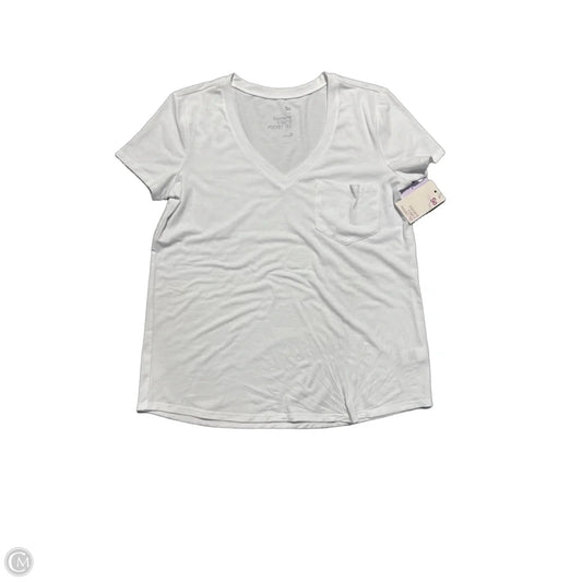 Top Short Sleeve Basic By So In White, Size: Xs