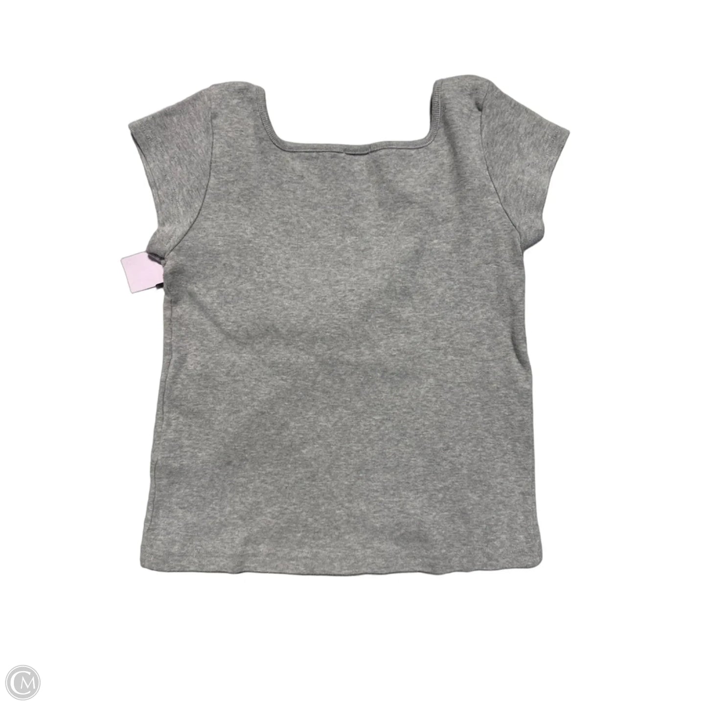Top Short Sleeve By Brandy Melville In Grey, Size: S