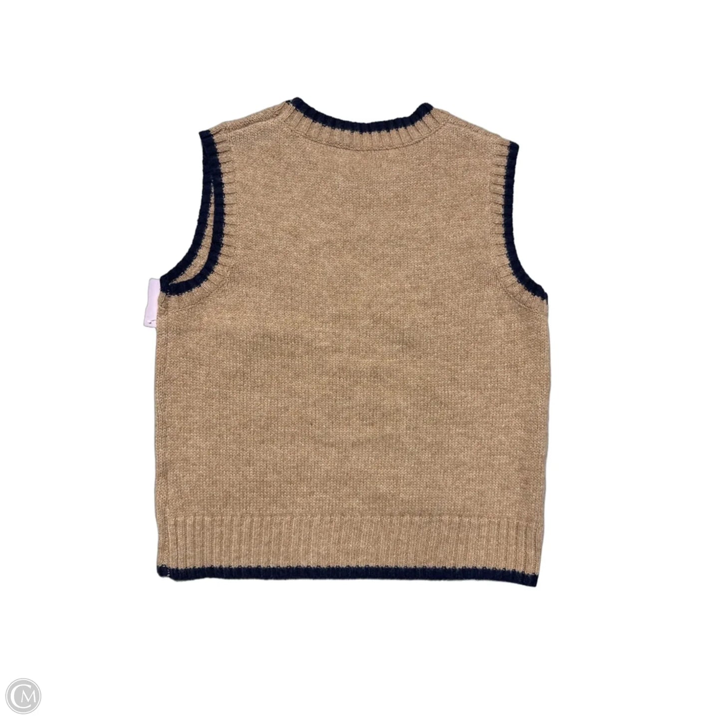 Sweater Short Sleeve By Shein In Tan, Size: S