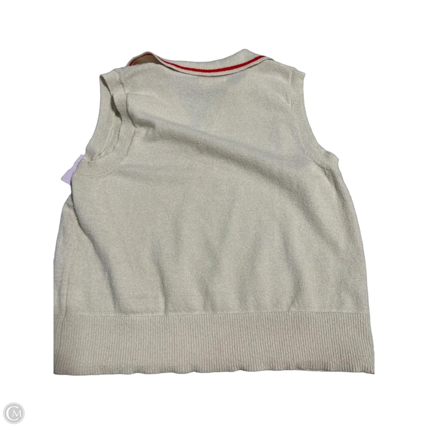 Top Sleeveless By Lc Lauren Conrad In Cream, Size: L