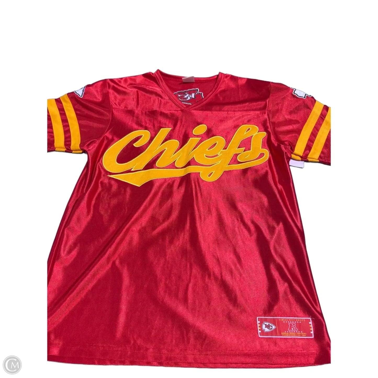 Top Short Sleeve By Nfl In Red, Size: S