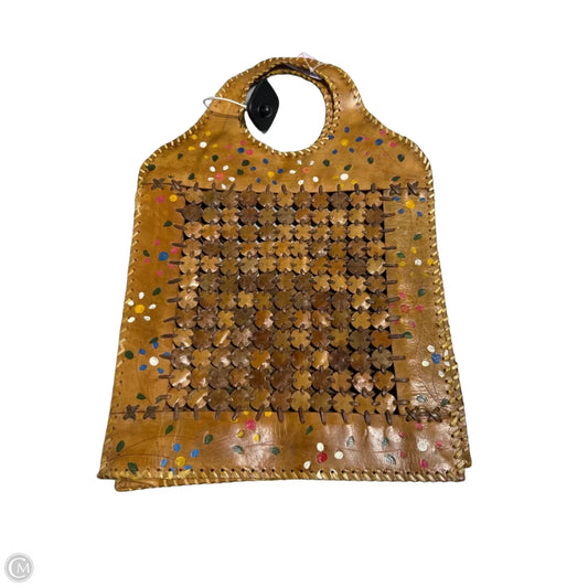 Handbag Leather By Cmc, Size: Medium