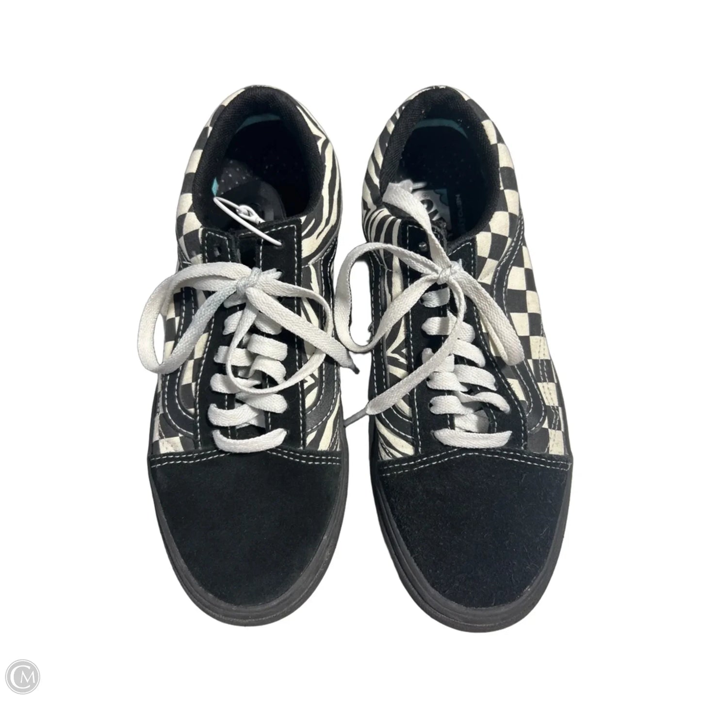 Shoes Sneakers By Vans In Black, Size: 8