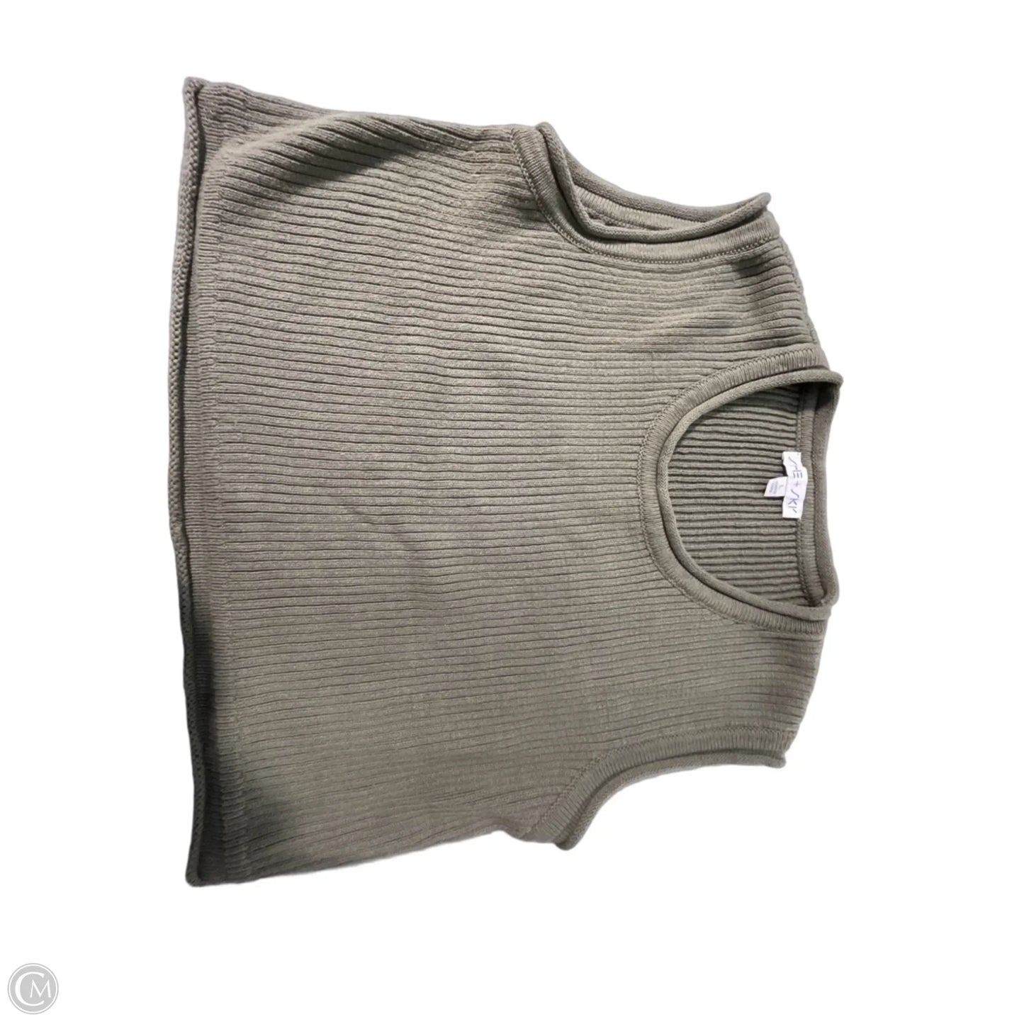 Top Short Sleeve By She + Sky In Green, Size: L