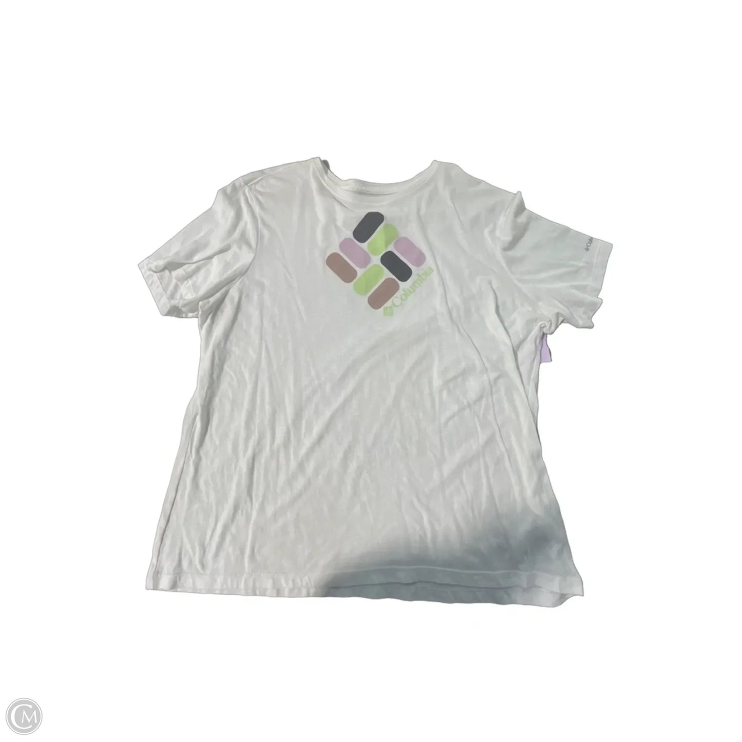 Top Short Sleeve By Columbia In White, Size: Xl