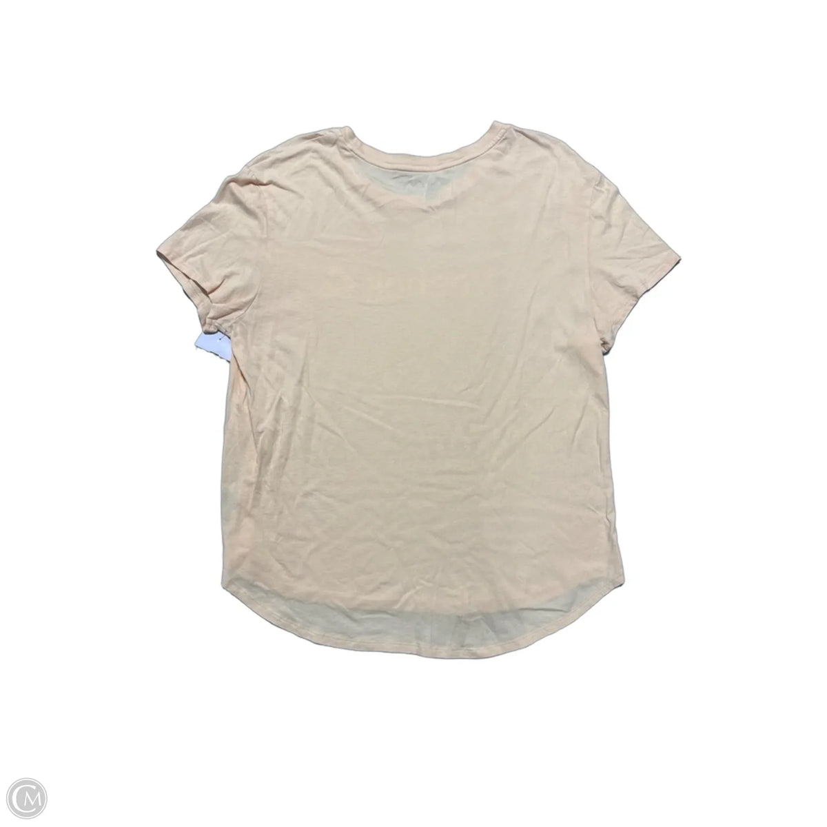 Top Short Sleeve By Reebok In Orange, Size: Xl